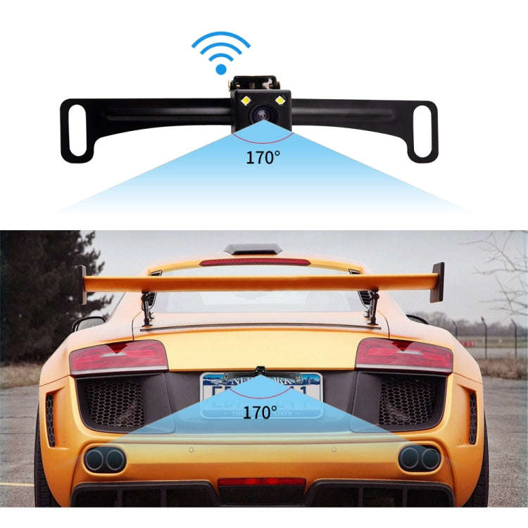 PZ709 437-W 7.0 inch TFT LCD Car External Wireless Rear View Monitor for Car Rearview Parking Vid...