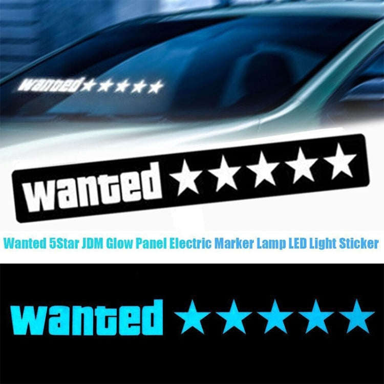 EL Luminous Car Stickers Cold Light Car Stickers Car Luminous Pattern Decoration(Cat)