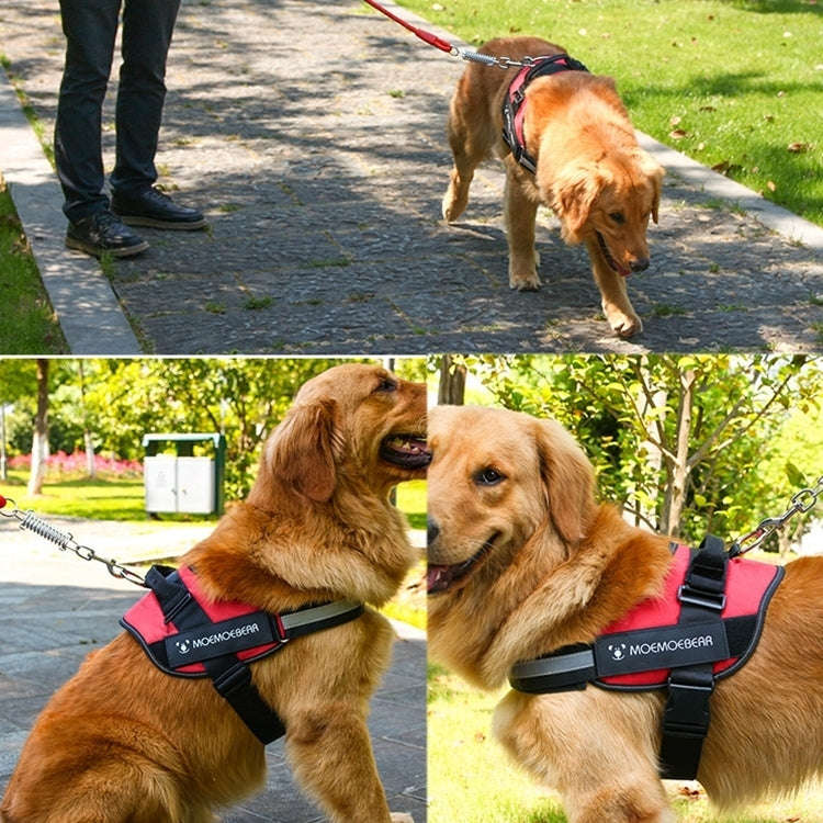 Pet Dog Anti Sprint Oxford Cloth K9 Chest Strap Traction Rope Strap, Size:S for 6-14kg(Black)