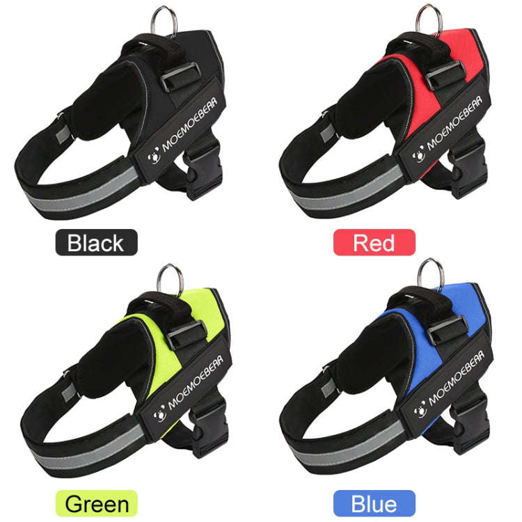 Pet Dog Anti Sprint Oxford Cloth K9 Chest Strap Traction Rope Strap, Size:S for 6-14kg(Black)