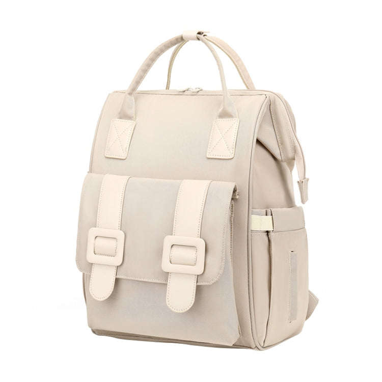 Multifunctional Mommy Bag Large Capacity Outgoing Baby Care Backpack(Classic Grey)
