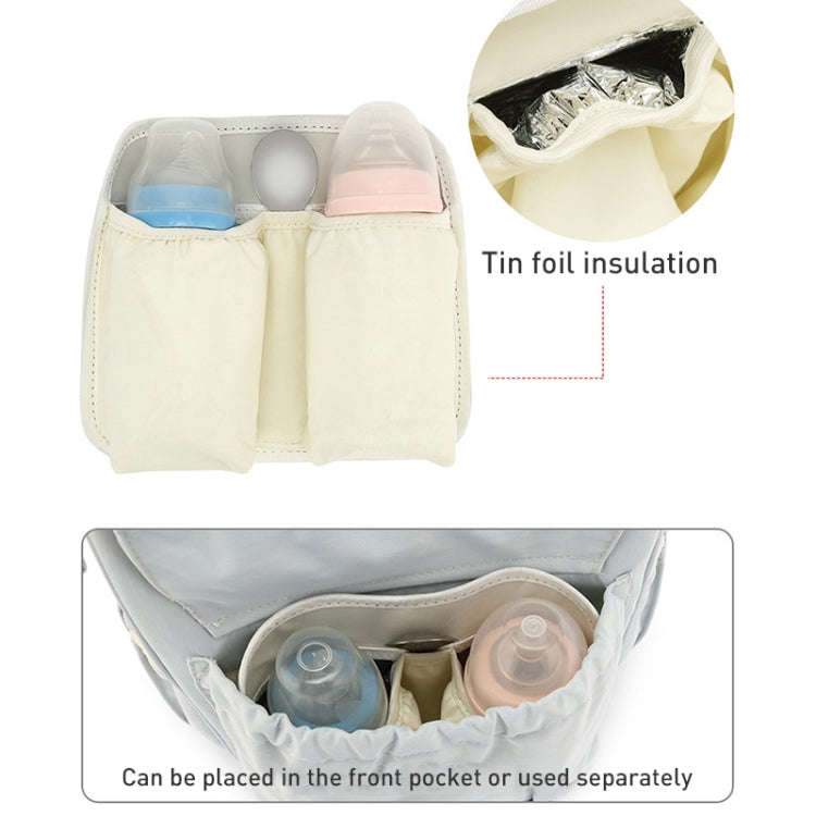 Multifunctional Mommy Bag Large Capacity Outgoing Baby Care Backpack(Pink)