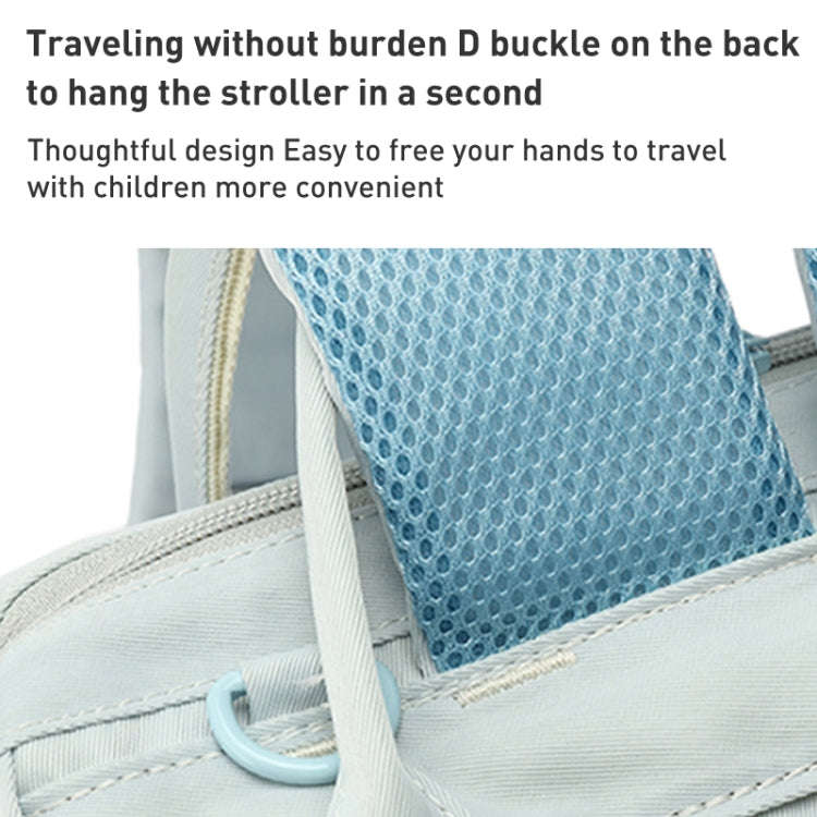 Multifunctional Mommy Bag Large Capacity Outgoing Baby Care Backpack(Classic Grey)