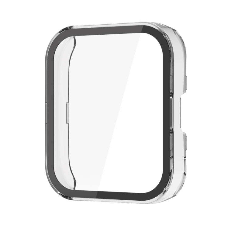 For Amazfit Bip 5 PC + Tempered Film Integrated Watch Protective Case(Transparent)