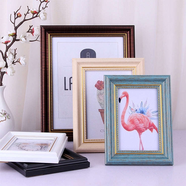 Creative Table Setting Simple Retro Wedding Studio Photo Wall Frame 7 inch Black