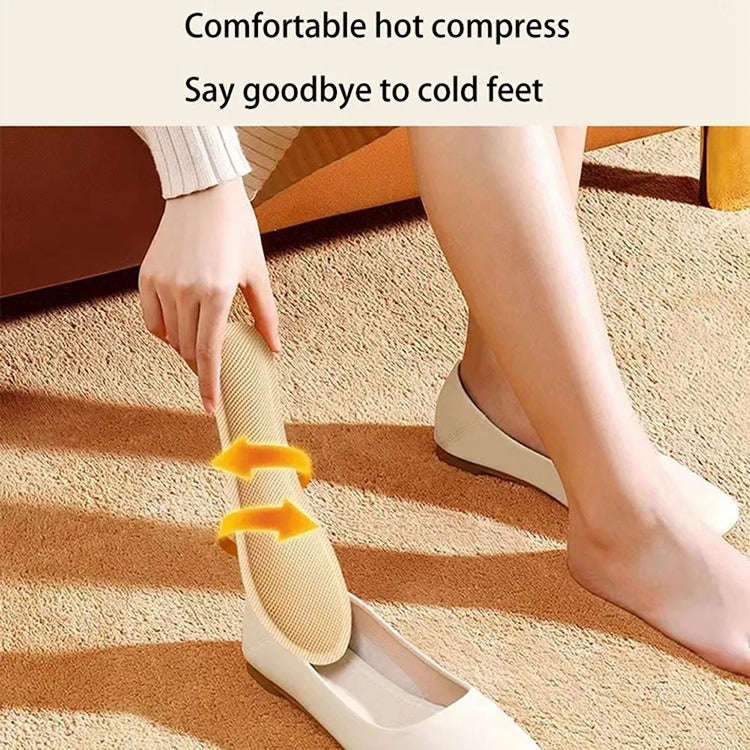 1 Pair Heated Walking Insoles Foot Warmer Patch Male 40-43