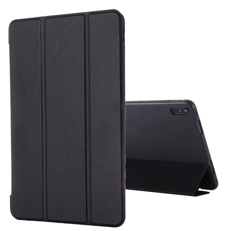 For Huawei Matepad 10.4 GEBEI Shockproof Horizontal Flip Leather Case with Three-folding Holder(B...