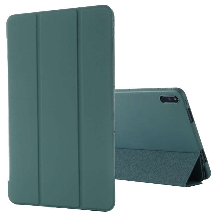 For Huawei Matepad 10.4 GEBEI Shockproof Horizontal Flip Leather Case with Three-folding Holder(D...