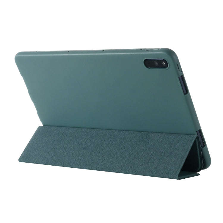 For Huawei Matepad 10.4 GEBEI Shockproof Horizontal Flip Leather Case with Three-folding Holder(D...