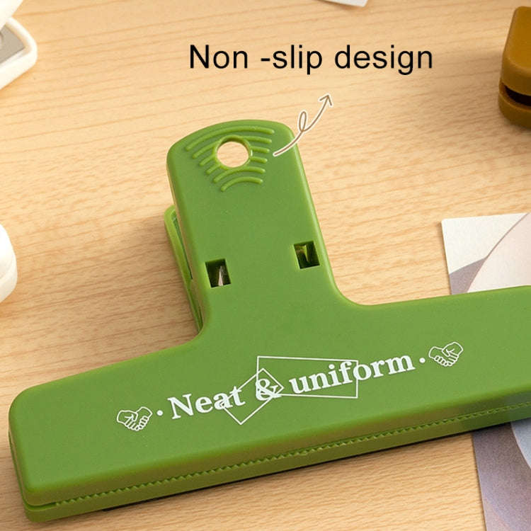 Handbook Clip Colorful Retro Plastic Clip Snack Receipt Clip(Random Color)