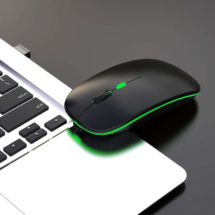HXSJ M40 2.4GHZ 800,1200,1600dpi Third Gear Adjustment Colorful Wireless Mouse USB Rechargeable(B...