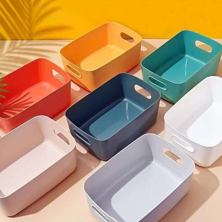5pcs Desktop Snack Storage Basket Kitchen Portable Storage Basket Sundries Box, Size:30.5x20.5x12...