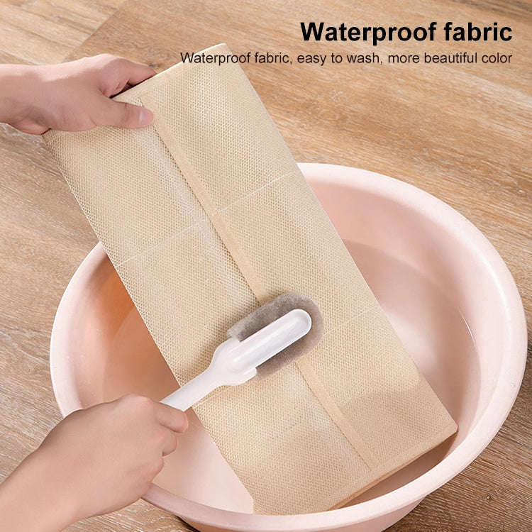 6+6 Grids Underwear Storage Bag Non-woven Double-sided Hanging Storage Bag(Grey)