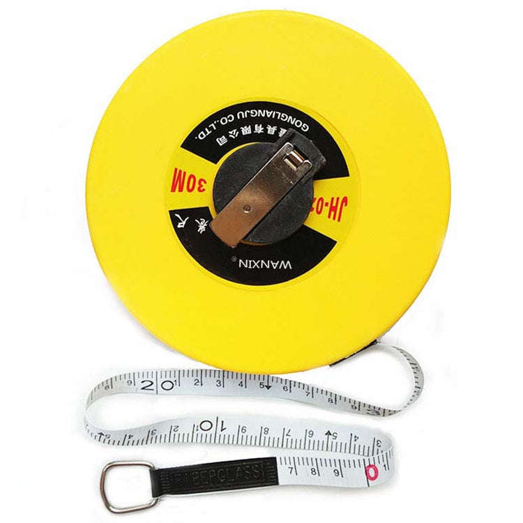 Jianda Fiber Leather Tape Measure Disc-shaped Hand-operated Soft Ruler Construction Site Measurem...