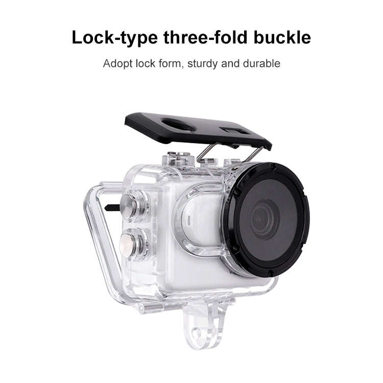 For Insta360 GO 3 / 3S Underwater Waterproof Housing Case with Touch Back Cover