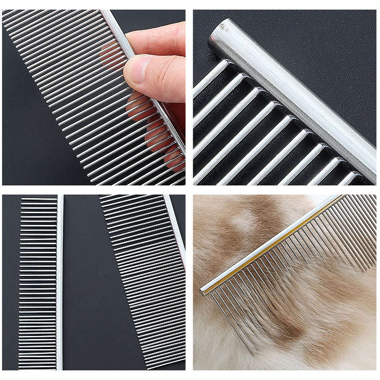 Pet Beauty Comb Double Density Toothed Comb Fluffy Hair 19cm x 1