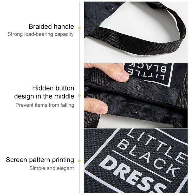 53x17x38cm Oxford Cloth Eco-friendly Shopping Bag Large Capacity Folding Portable Small Canvas Ba...