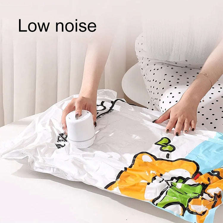 Electric Air Pump for Compression Vacuum Bag(White)