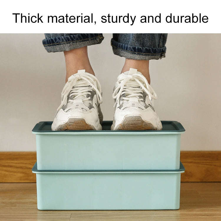 Contrast Color Underwear Storage Box Multi-Gate Plastic Bra Socks Storage Box 10 Grids with Cover...