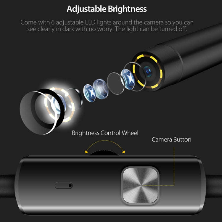 Ulefone Endoscope E1 IP67 Waterproof 3 in 1 Endoscope for Ulefone Power Armor 21 / 19 / 18T / 16 ...
