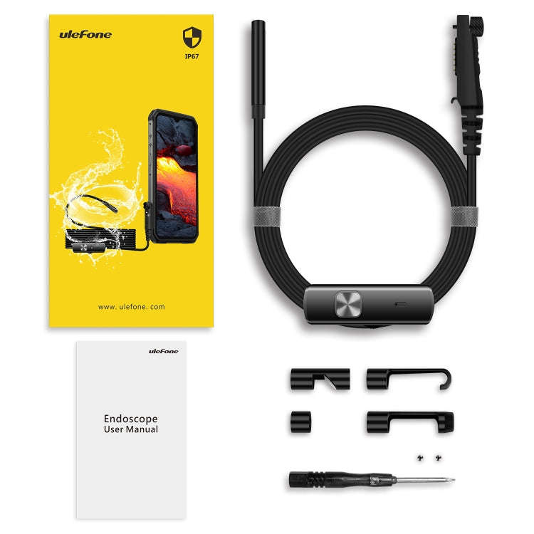 Ulefone Endoscope E1 IP67 Waterproof 3 in 1 Endoscope for Ulefone Power Armor 21 / 19 / 18T / 16 ...