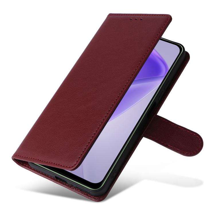 For Infinix Hot 40 / 40 Pro 3-Card Slots Multifunctional Leather Phone Case(Wine Red)