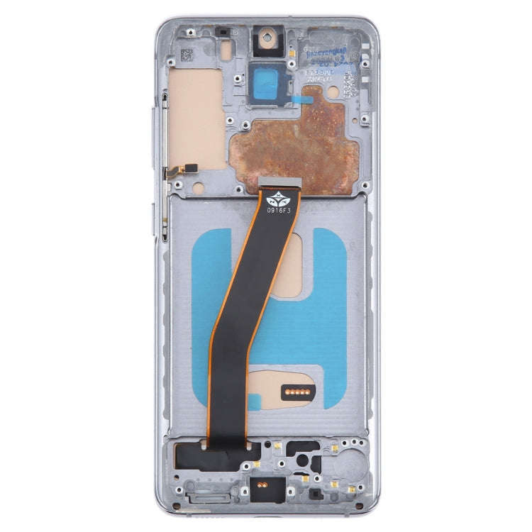 For Samsung Galaxy S20 SM-G980 TFT LCD Screen Digitizer Full Assembly with Frame, Not Supporting ...
