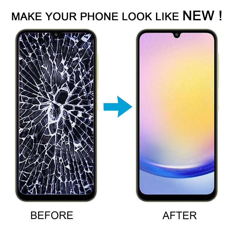 For Samsung Galaxy A25 SM-A256B TFT LCD Screen Digitizer Full Assembly with Frame, Not Supporting...