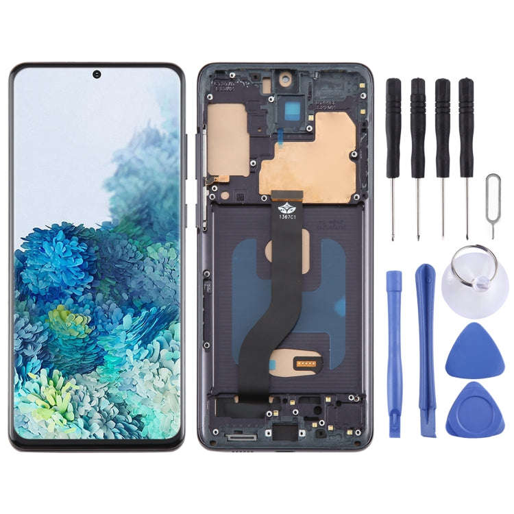 For Samsung Galaxy S20+ SM-G985 TFT LCD Screen Digitizer Full Assembly with Frame, Not Supporting...