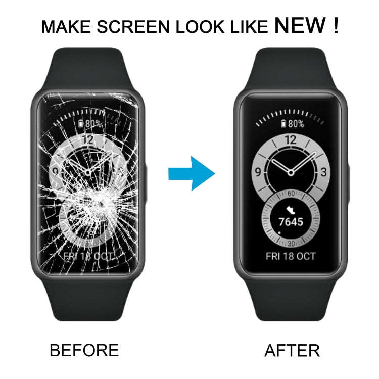 For Huawei Band 6 Original Front Screen Outer Glass Lens
