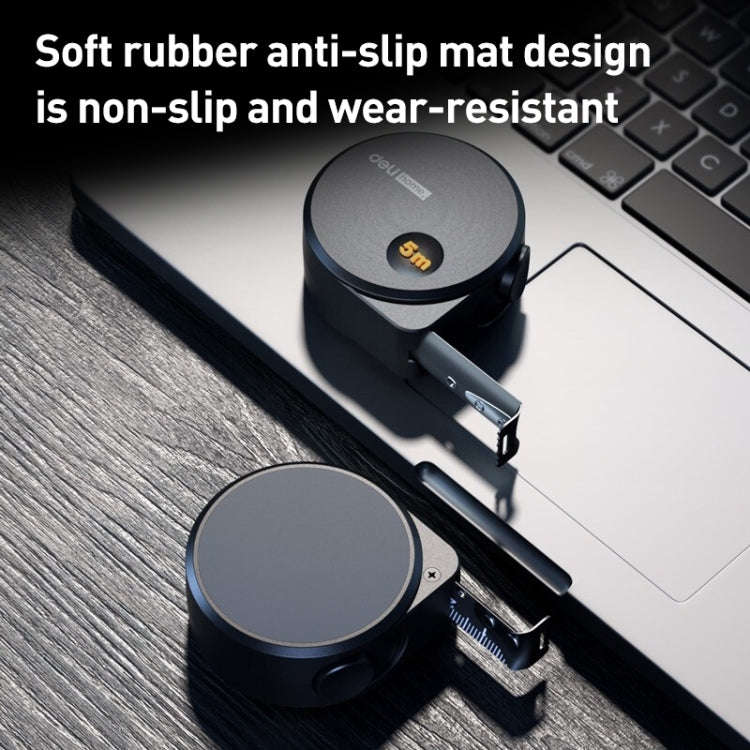 deli HT8519 5mx19mm High-precision Household Steel Measure Thickened Measuring Tape 1pc