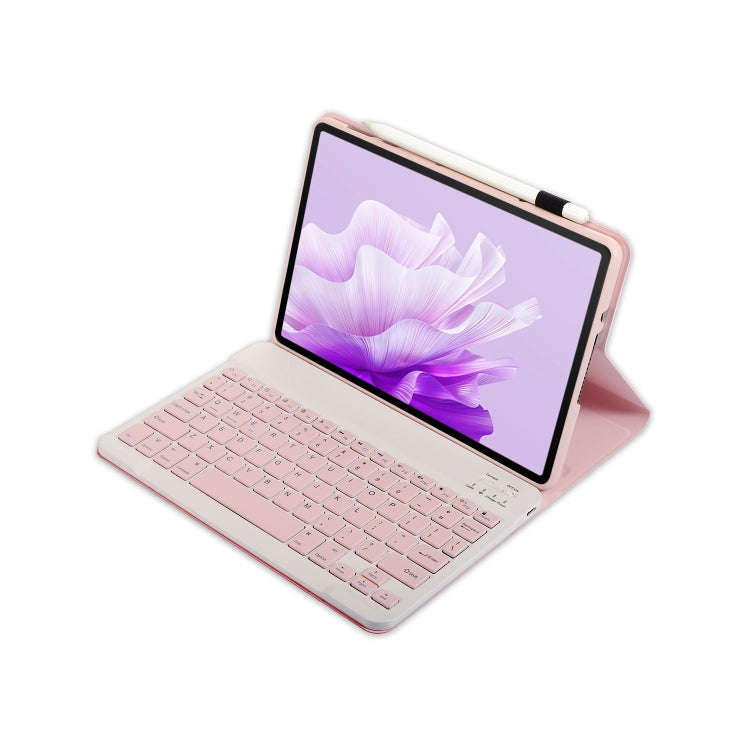 For Huawei MatePad Air 11.5 inch 2023 AH14 Lambskin Texture Ultra-thin Detachable Bluetooth Keybo...