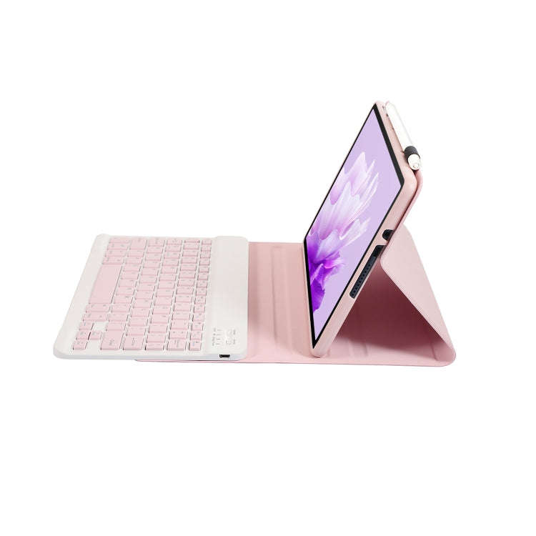 For Huawei MatePad Air 11.5 inch 2023 AH14 Lambskin Texture Ultra-thin Detachable Bluetooth Keybo...