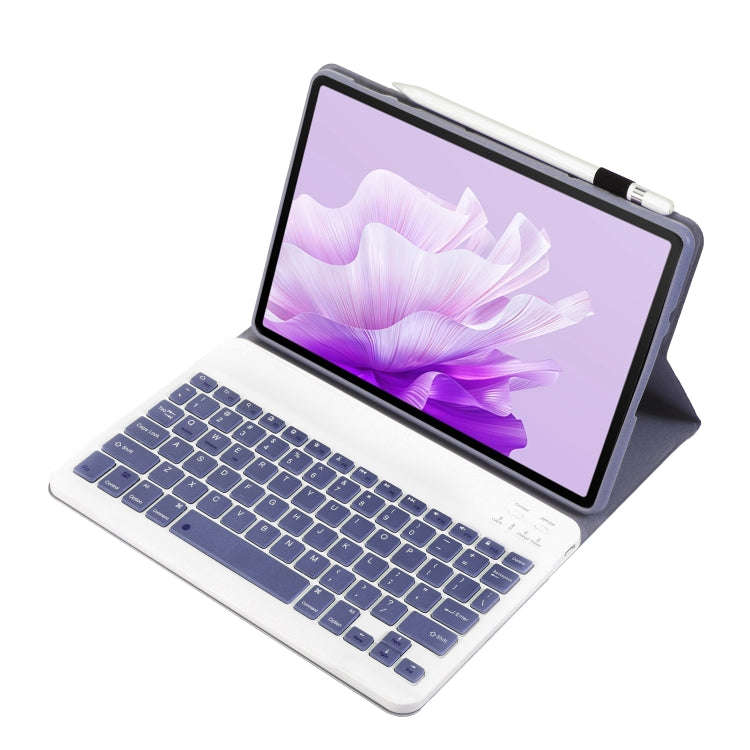 For Huawei MatePad Air 11.5 inch 2023 AH14 Lambskin Texture Ultra-thin Detachable Bluetooth Keybo...