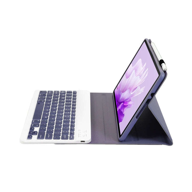 For Huawei MatePad Air 11.5 inch 2023 AH14 Lambskin Texture Ultra-thin Detachable Bluetooth Keybo...