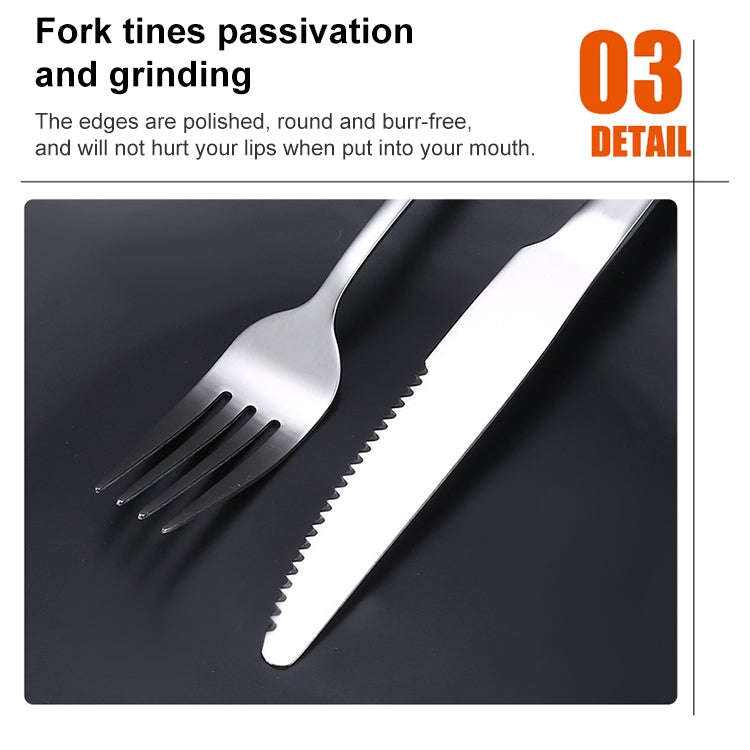 Stainless Steel Knife Fork Western Tableware(Steak Knife)