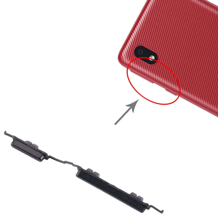 For Samsung Galaxy A01 Core SM-A013 10pcs Power Button + Volume Control Button(Black)