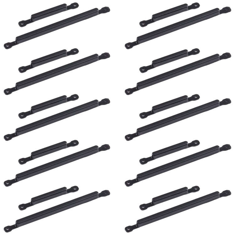 For Samsung Galaxy A20s 10pcs Power Button + Volume Control Button(Black)