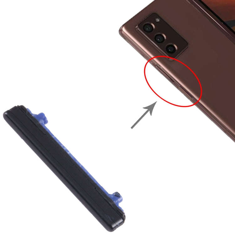 For Samsung Galaxy Z Fold2 5G SM-F916B 10pcs Volume Control Button(Black)