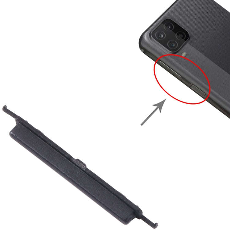 For Samsung Galaxy A12 SM-A125 10pcs Volume Control Button(Black)