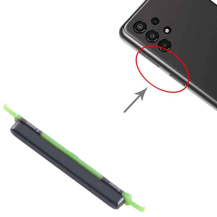 For Samsung Galaxy A23 SM-A235 10pcs Volume Control Button(Black)