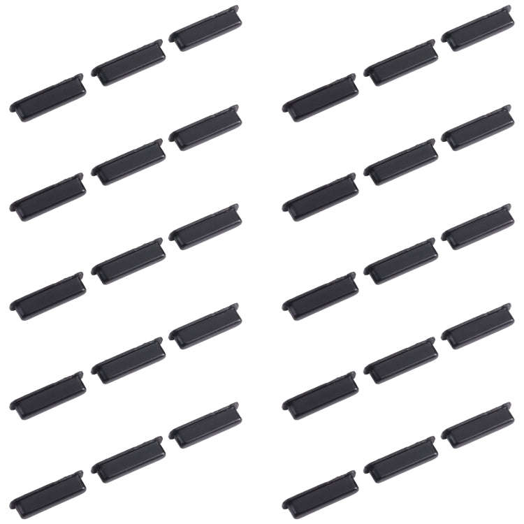 For Samsung Galaxy J4 Core SM-J410 10pcs Power Button + Volume Control Button(Black)