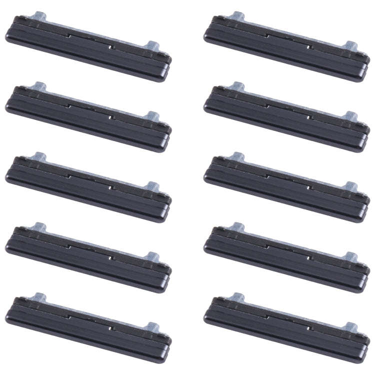 For Samsung Galaxy Z Flip SM-F700 10pcs Volume Control Button(Black)