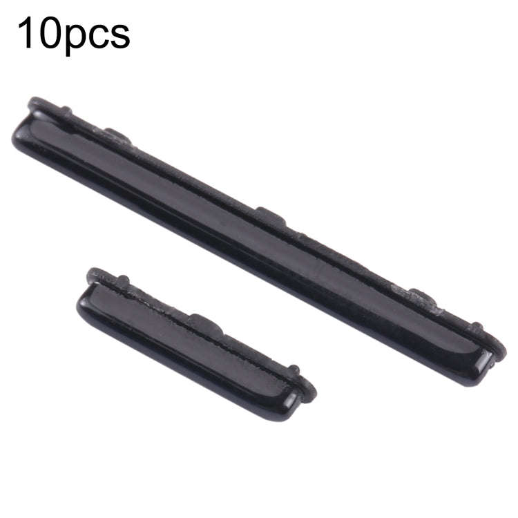 For Samsung Galaxy A30 SM-A305 10pcs Power Button + Volume Control Button(Black)