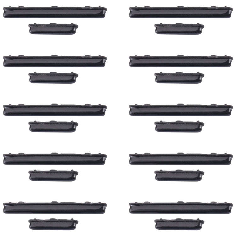 For Samsung Galaxy A50 SM-A505 10pcs Power Button + Volume Control Button(Black)