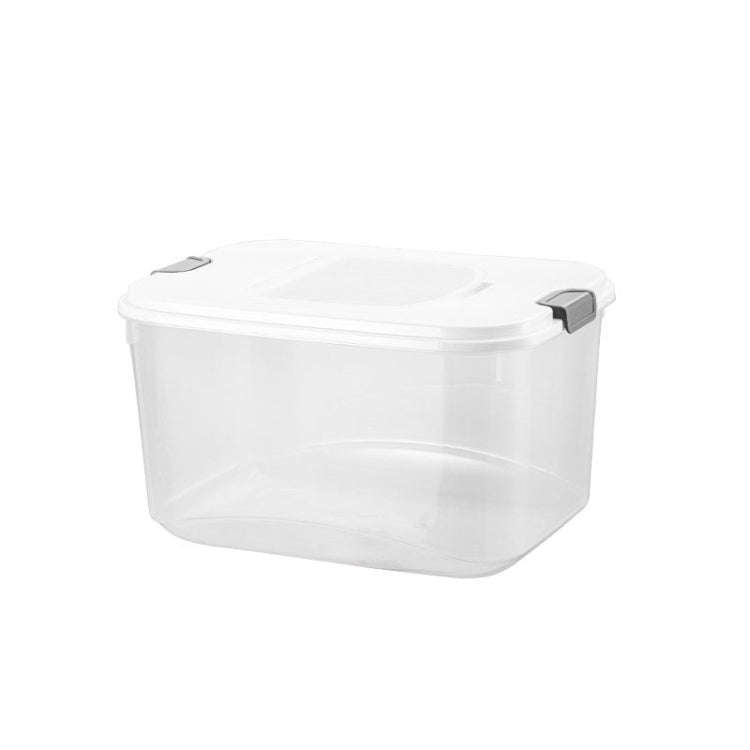 Pull-top Rice Bucket Sealed Insect-proof and Moisture-proof Food Storage Box, Random Color Delive...
