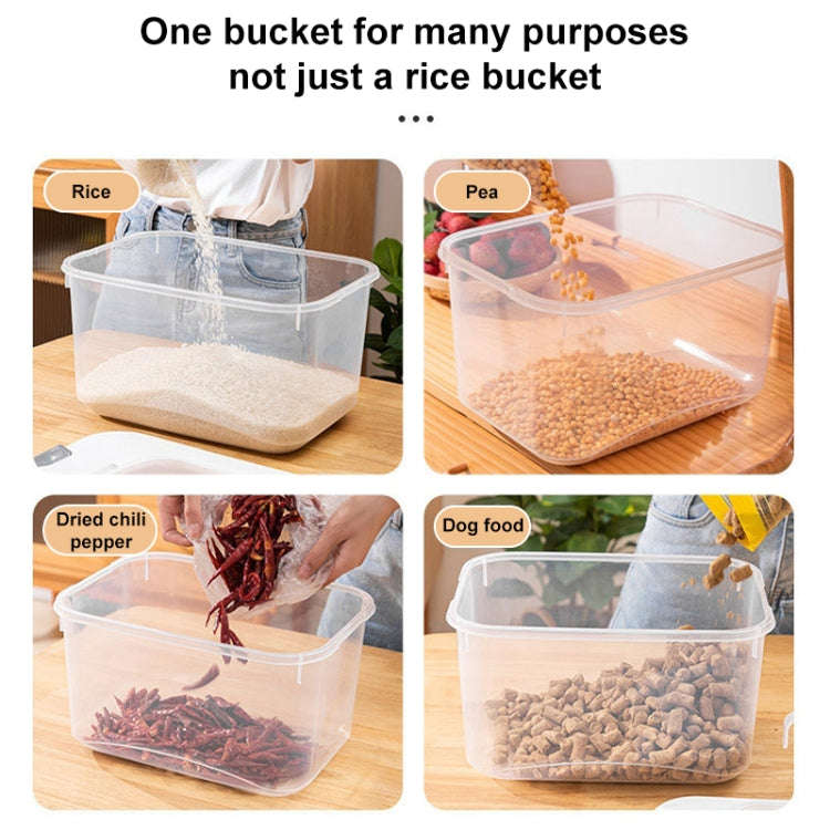 Pull-top Rice Bucket Sealed Insect-proof and Moisture-proof Food Storage Box, Random Color Delive...