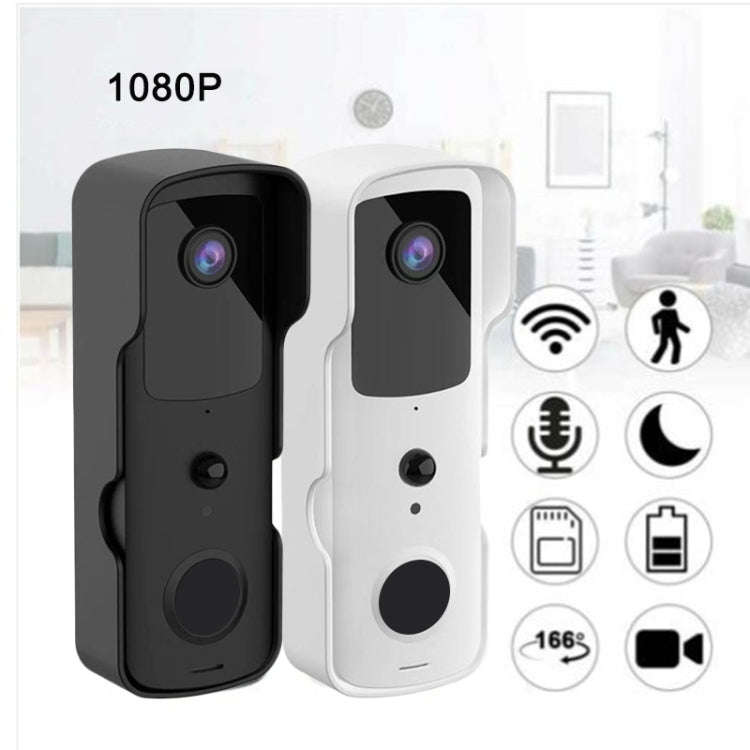 T30 Tuya Smart WiFi Visual Dingdong Doorbell with Battery Supports Two-Way Intercom & Night Visio...