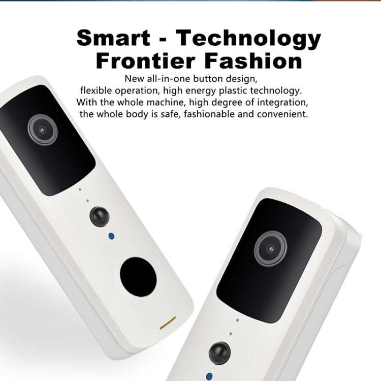 T30 Tuya Smart WiFi Visual Dingdong Doorbell with Battery Supports Two-Way Intercom & Night Visio...