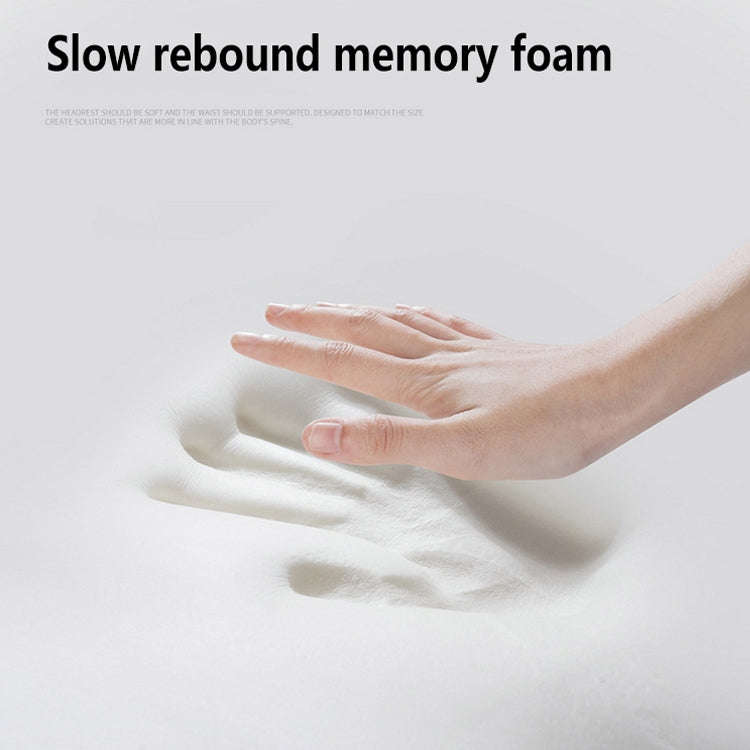 Car Headrest Cushion Car Seat Pillows Neck Protectors Memory Cotton Pillow(Coffee)